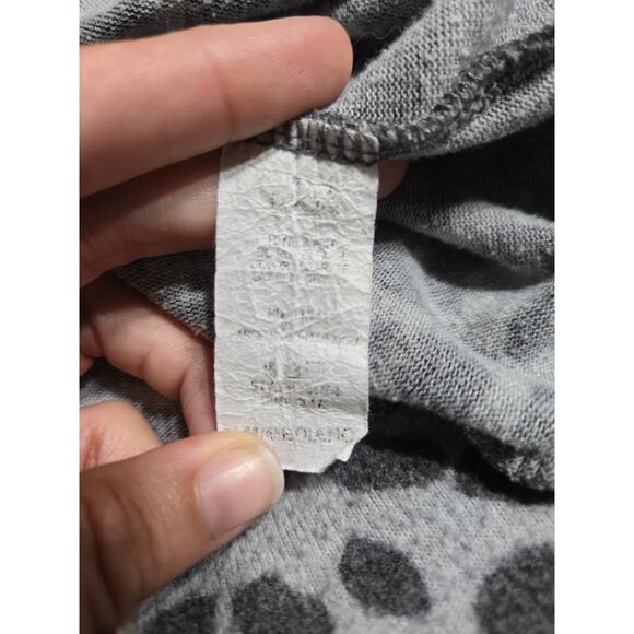 Gaze medium women's grey leopard print sweater - Picture 7 of 9